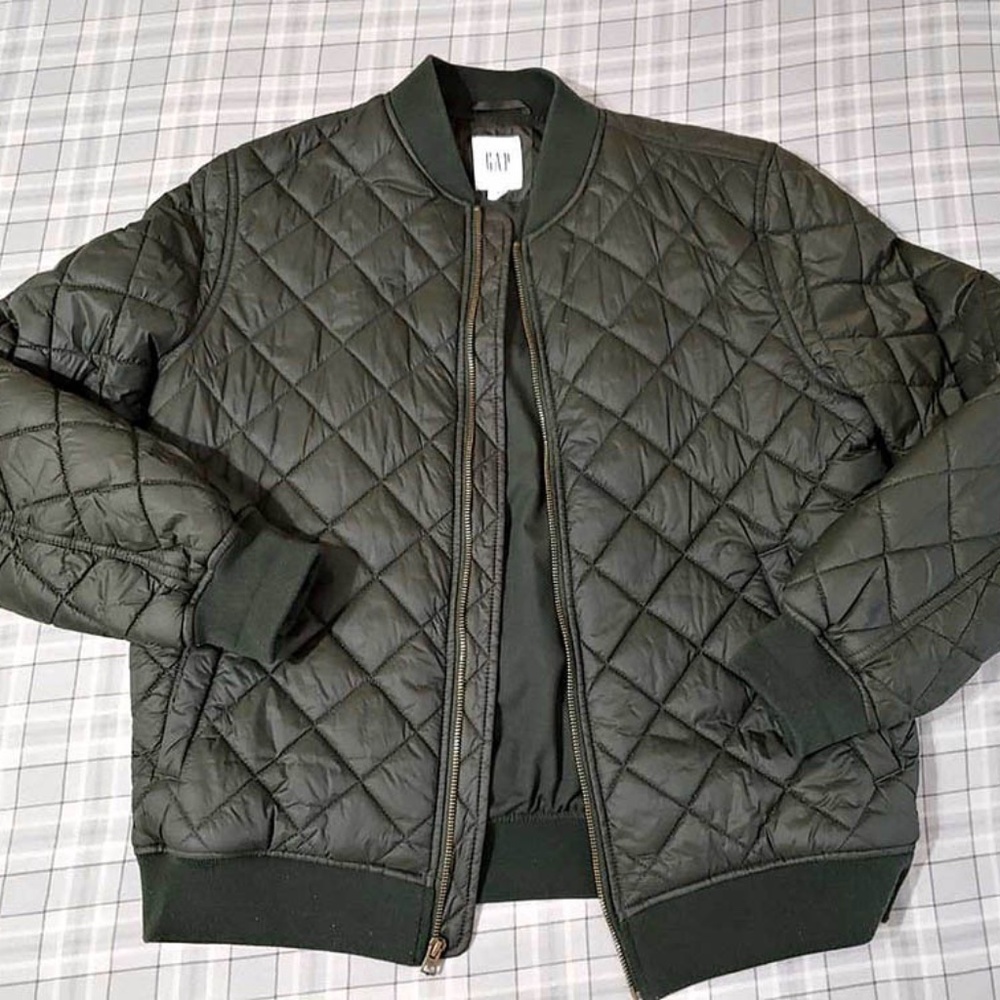 GAP Quilted Bomber Jacket